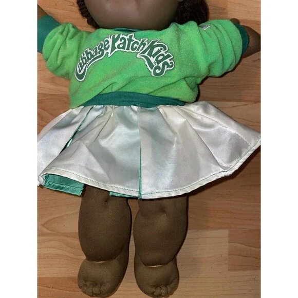 Vtg 1982 Coleco Cabbage Patch Kids Doll Cheerleader African American Signed - Picture 3 of 8